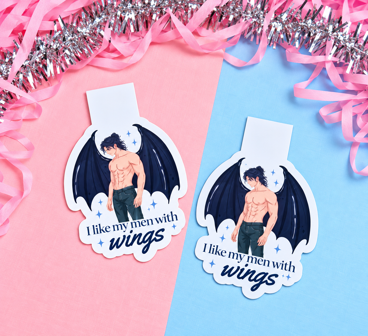 I Like My Men With Wings Magnetic Bookmark – ACOTAR Inspired