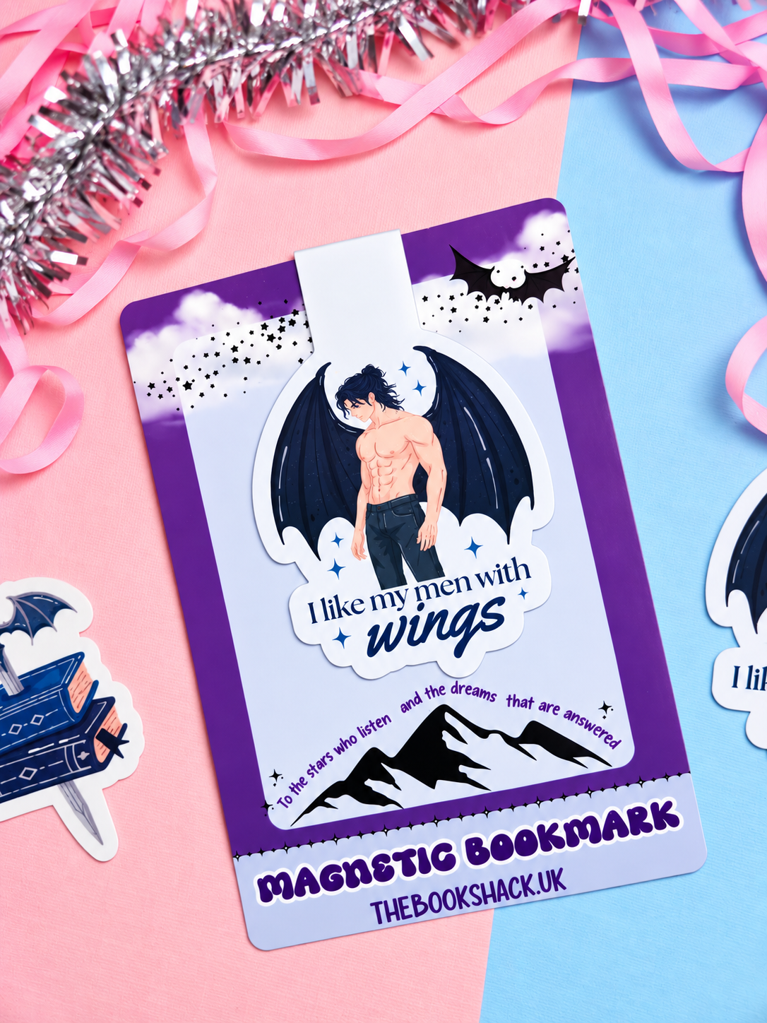 I Like My Men With Wings Magnetic Bookmark – ACOTAR Inspired