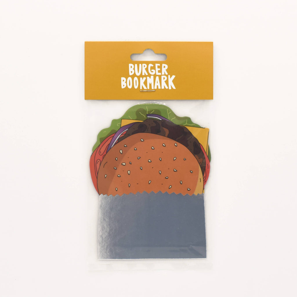 Burger Bookmark (it's die cut!)