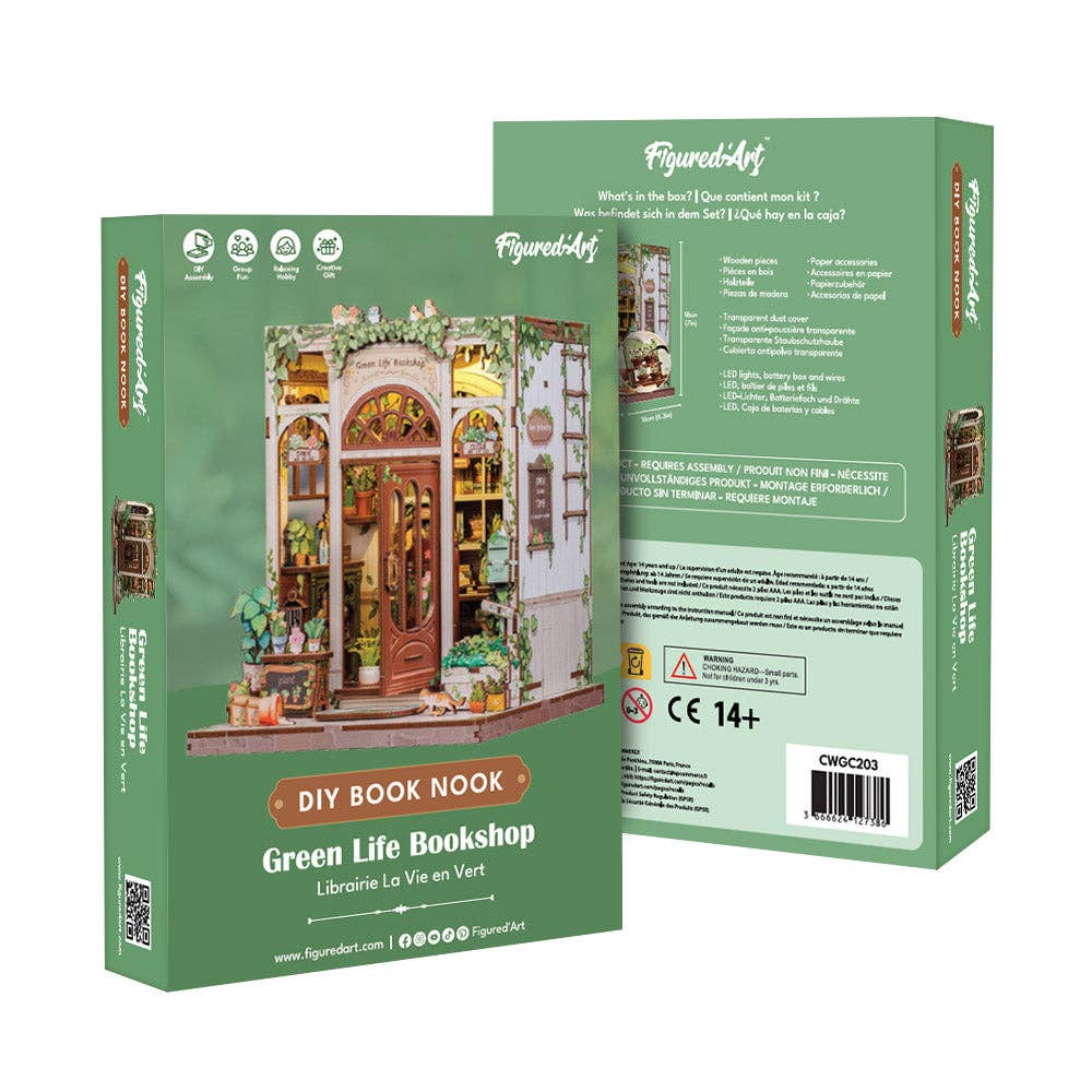 DIY Book Nook Kit - Green Life Bookshop