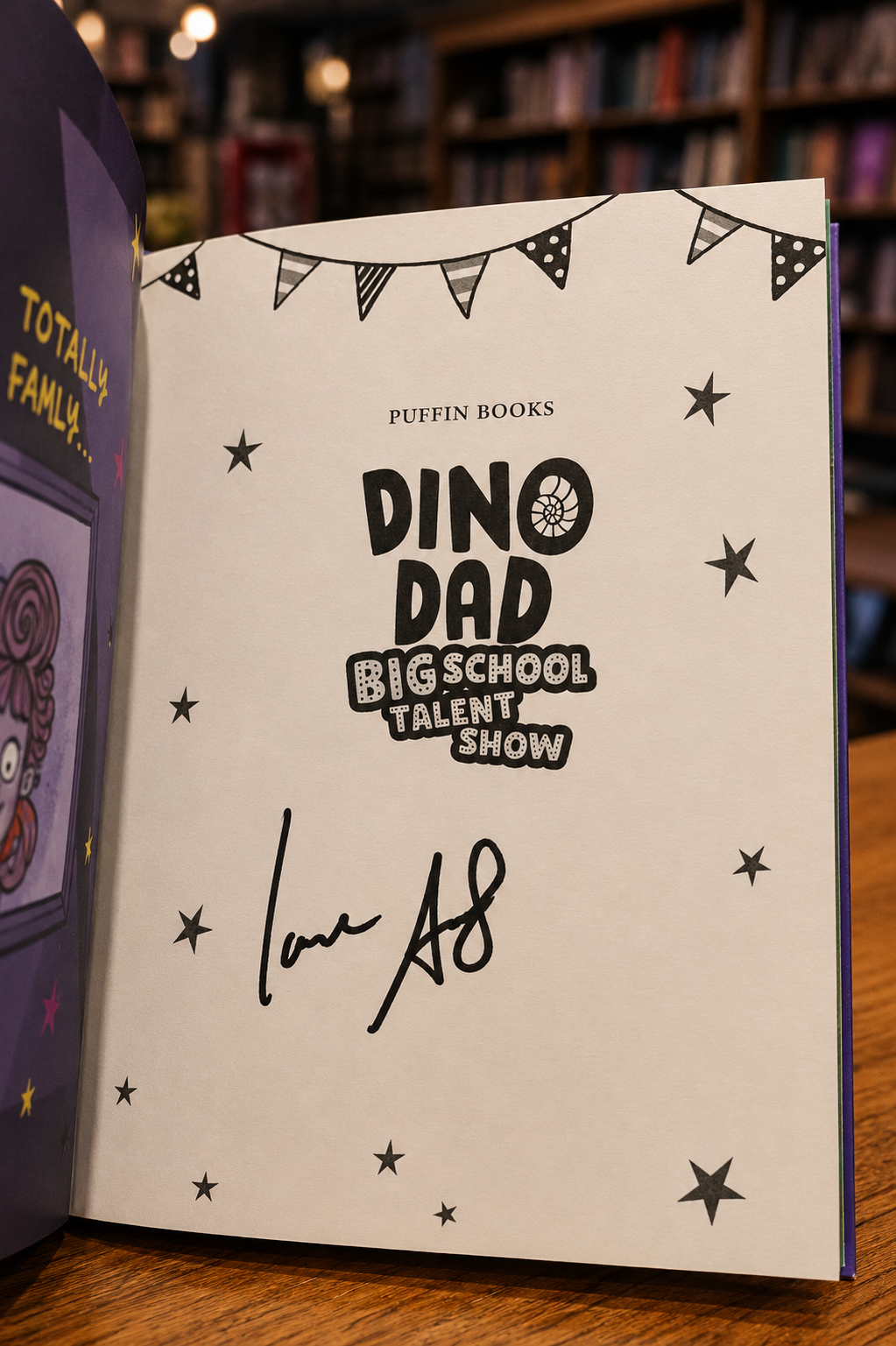 Dino Dad: Big School Talent Show by Andy Day (Signed)