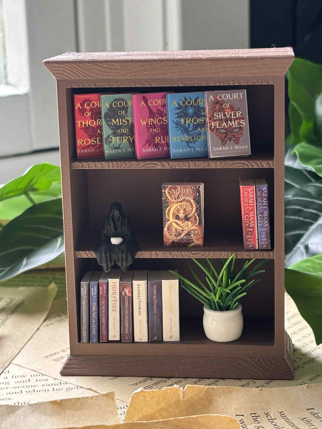 Shelf of Maas Destruction - 3D printed Mini Bookshelf