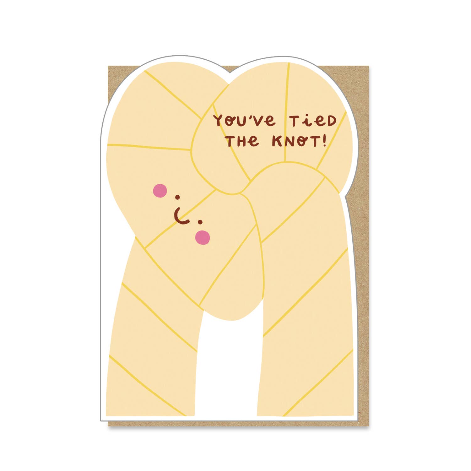 Tied The Knot - Wedding Card