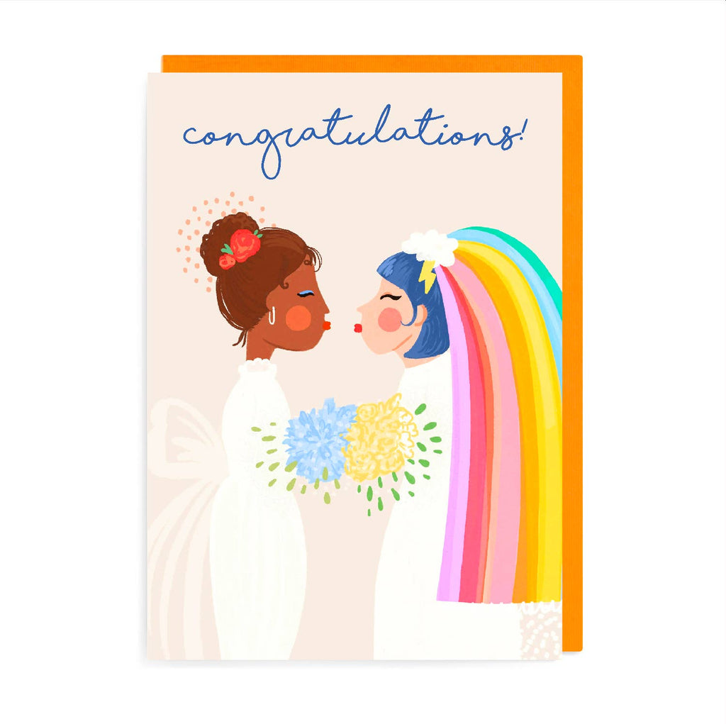 Pride Brides Wedding Card | LGBTQ+