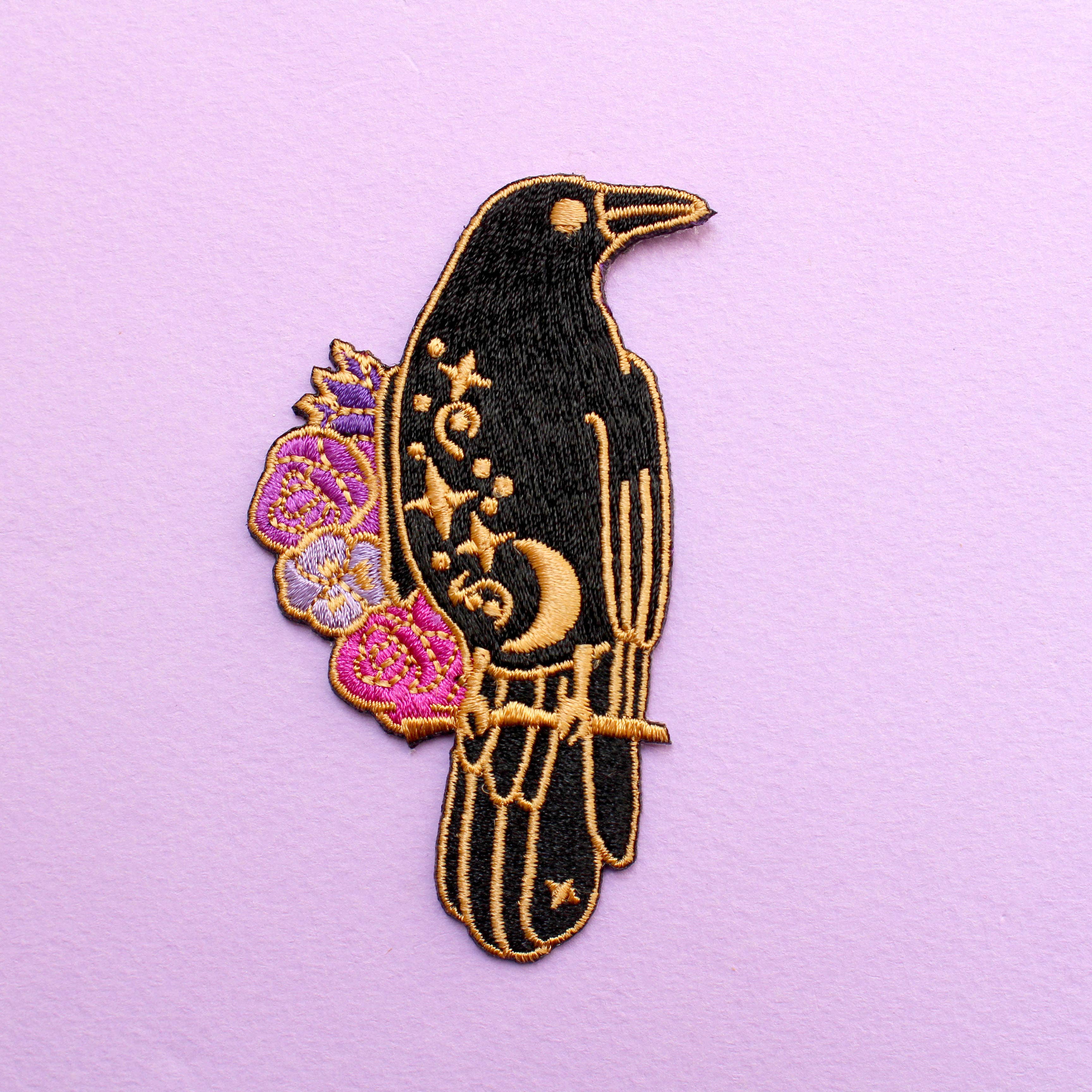 Crow - Iron-on Patch