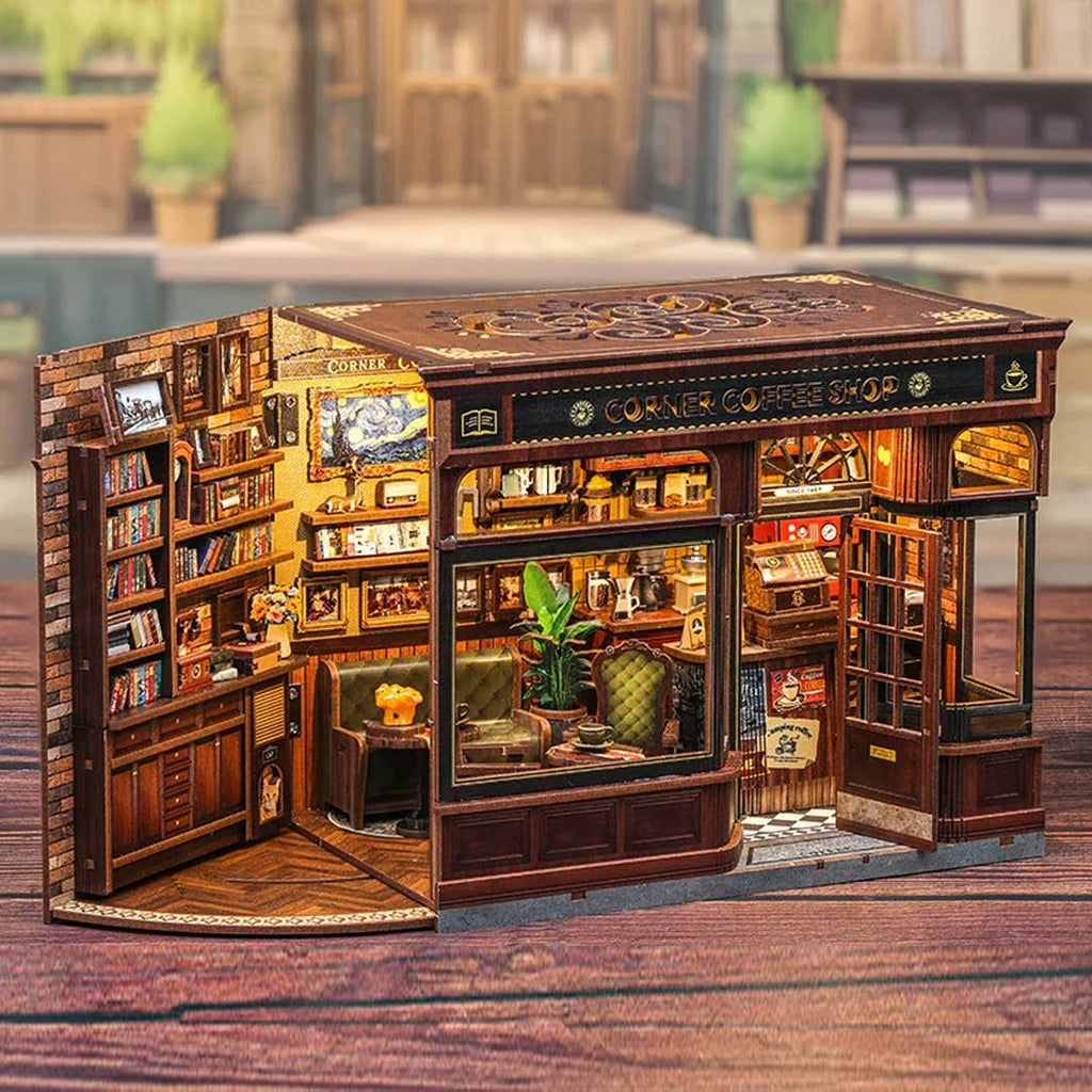 Corner Coffee Shop Book Nook