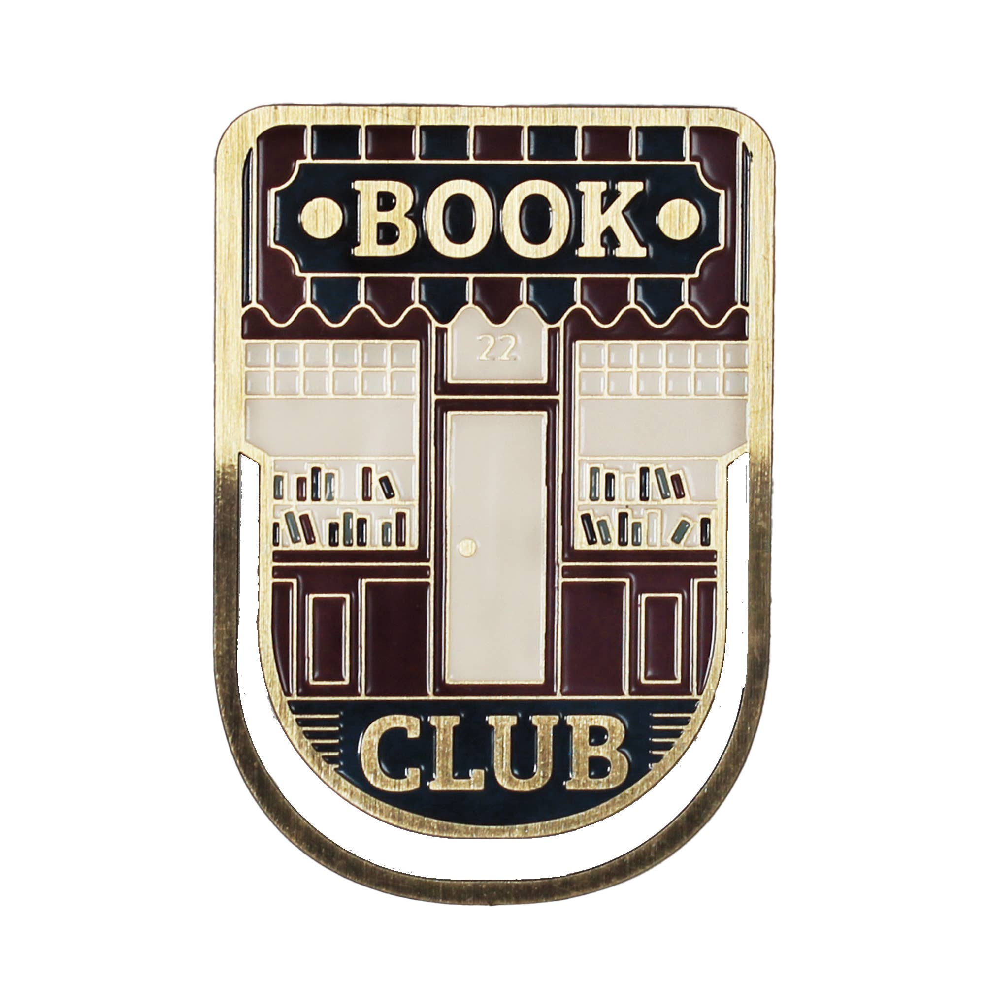 Bookmark Metal - Pulteney Press (Book Club)