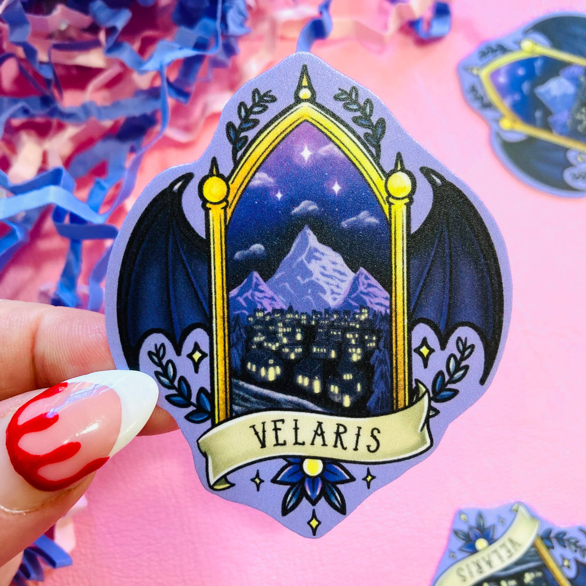Velaris City of Starlight Die Cut sticker