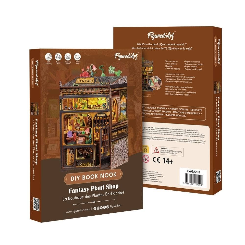 DIY Book Nook Kit - Fantasy Plant Shop