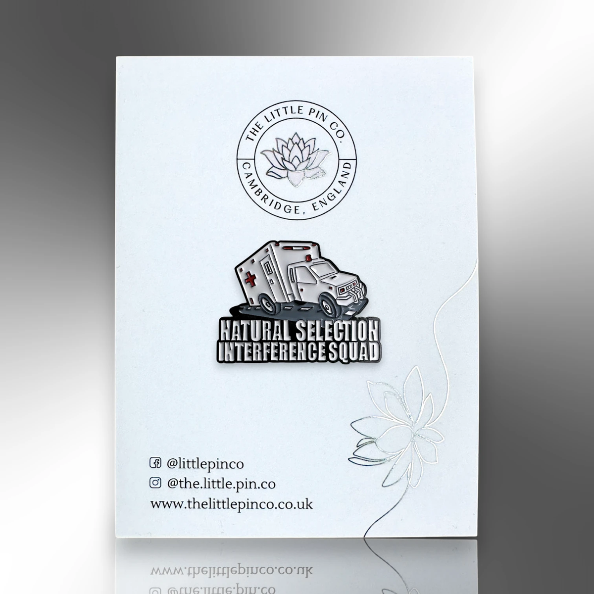 Natural Selection Interference Squad Ambulance Enamel Pin