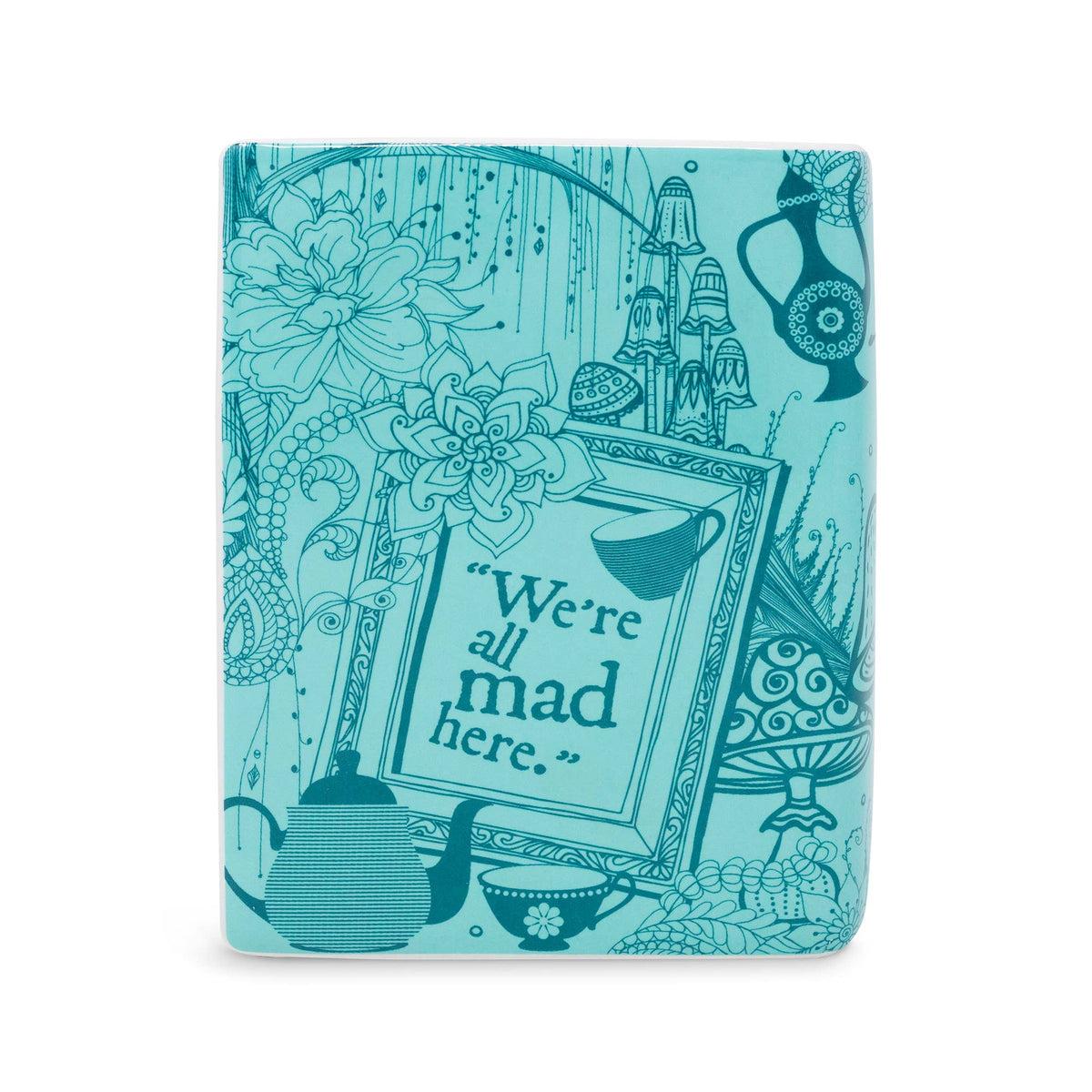 Small Book Vase, Alice in Wonderland - Blue (Case Pack)
