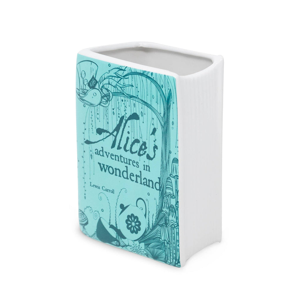 Small Book Vase, Alice in Wonderland - Blue (Case Pack)