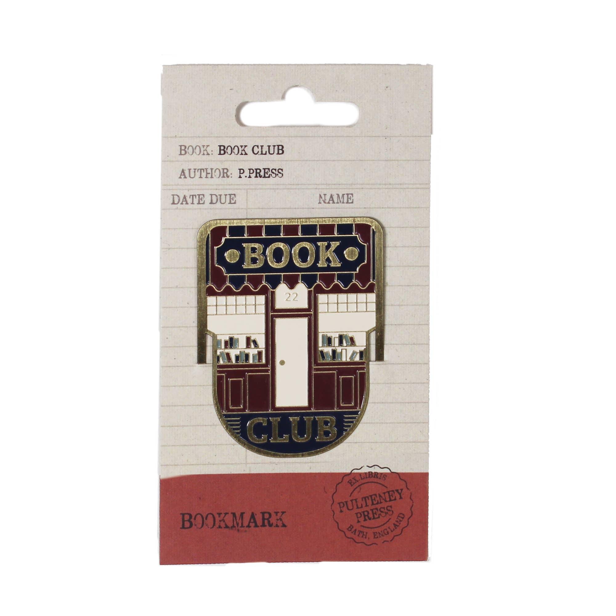 Bookmark Metal - Pulteney Press (Book Club)