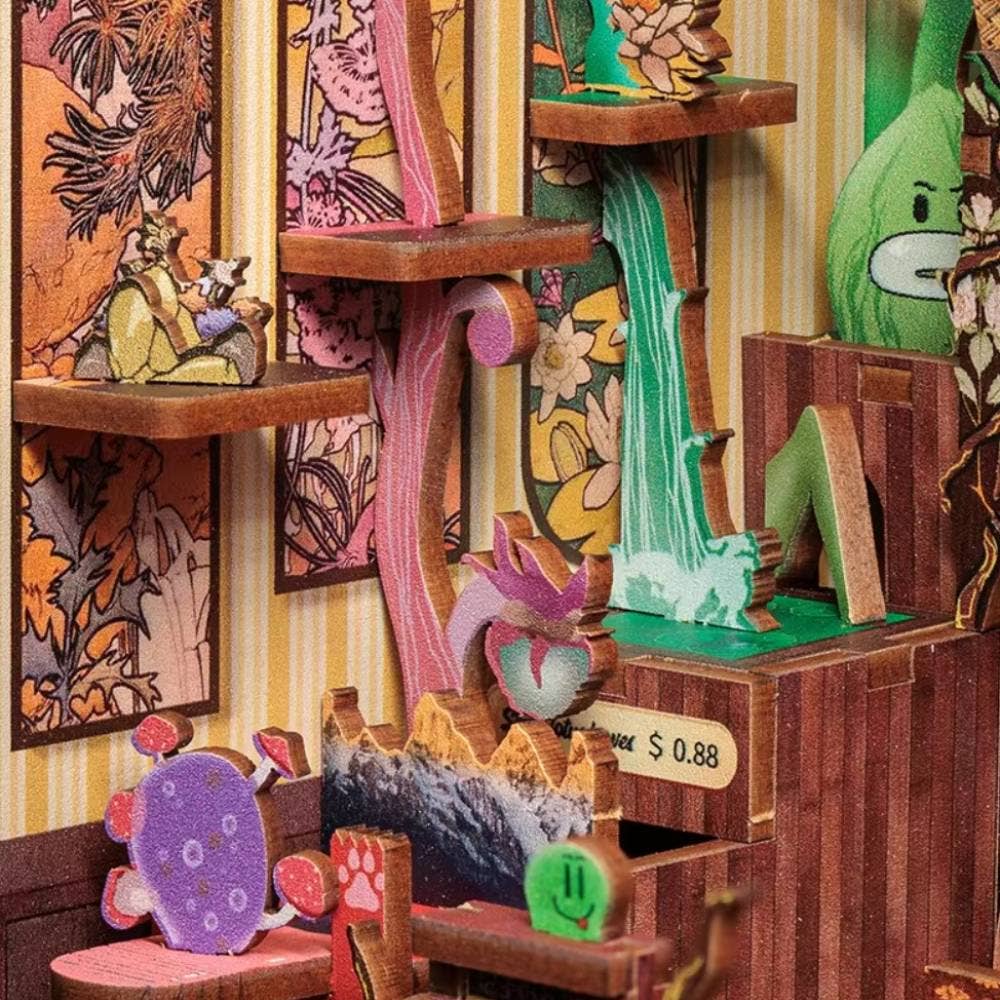 DIY Book Nook Kit - Fantasy Plant Shop