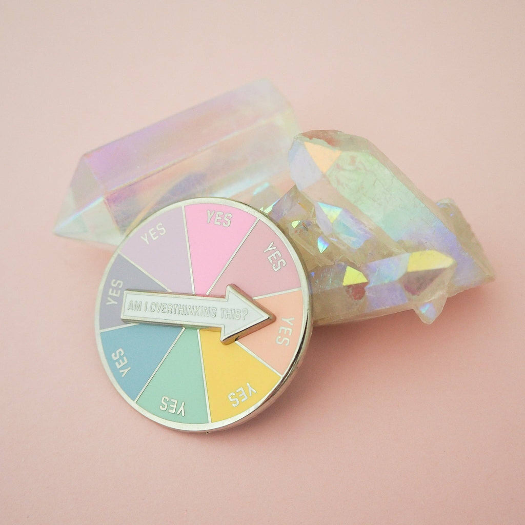 Am I Overthinking This? Spinner - Enamel Pin